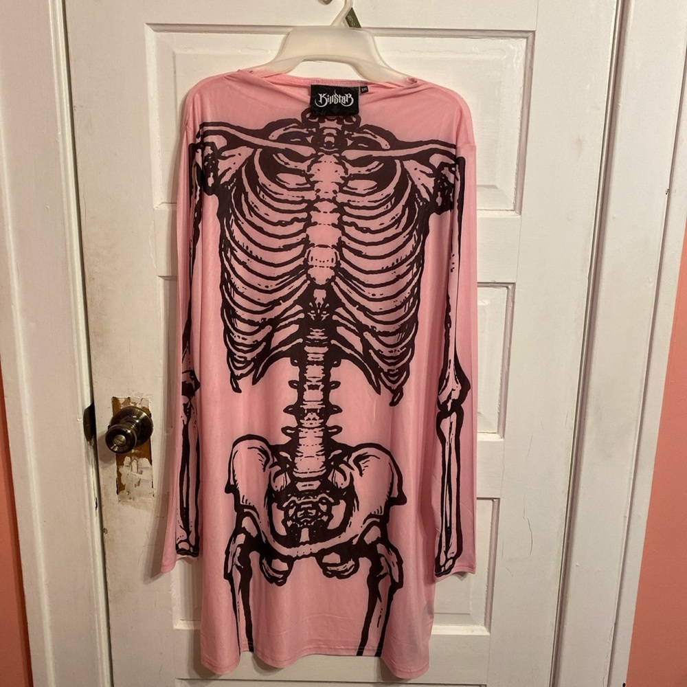 Killstar Mesh Skeleton Dress NWOT